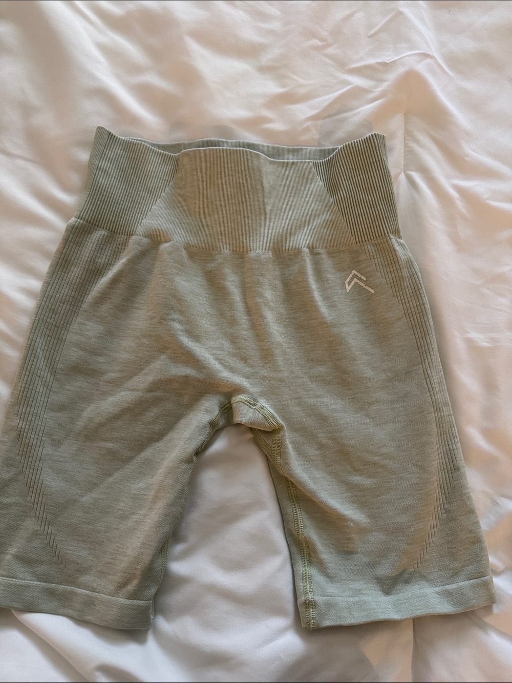 ONE R Seamless Olive Green Bike Shorts